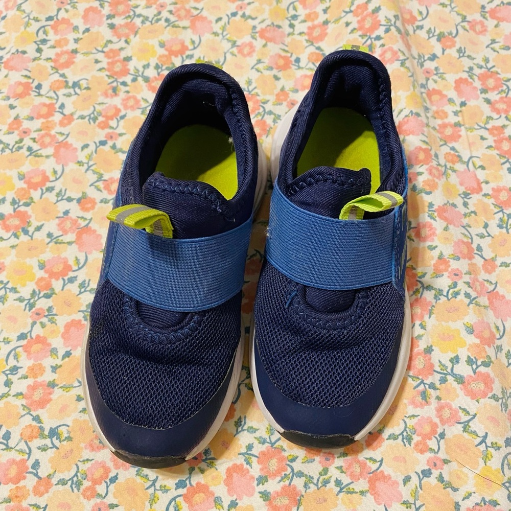 Stride Rite Blue and Green Slip on Sneakers